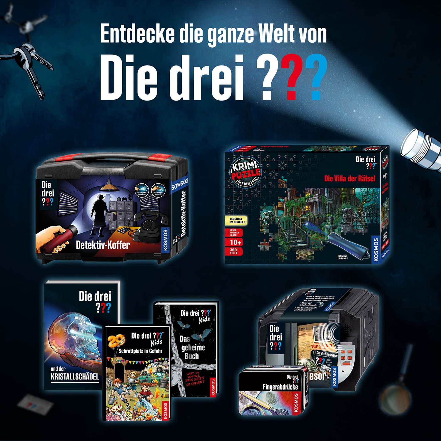 Kosmos 632441 Advent Calendar, Solve the 24 Exciting Puzzles in the Creepy Shipwreck, Toy and Puzzle Advent Calendar 2022 for De